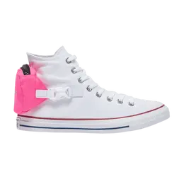 Кроссовки Converse Chuck Taylor All Star Buckle Up High 'Neo Pink', белый 168263c | white/neo pink/white