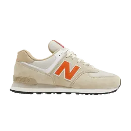 Кроссовки New Balance 574 'Chicken Bone Orange', кремовый u574hbo | chicken bone/orange