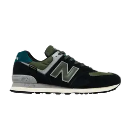 Кроссовки New Balance 574 'Black Olive', черный u574kbg | black/grey