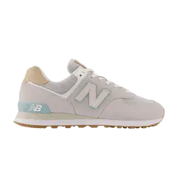Кроссовки New Balance 574 'Grey Aqua Gum', серый u574sg2 | grey/white