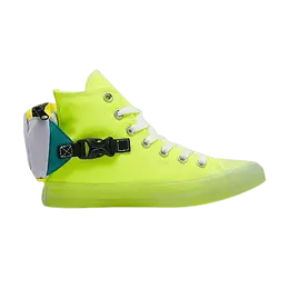 Кроссовки Converse Chuck Taylor All Star Buckle Up High 'Neon Jelly', зеленый 169030c | ghost green/moonstone violet/white
