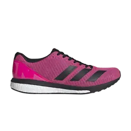 Кроссовки Adidas Adizero Boston 8 Wide 'Shock Pink Black', розовый f34059 | shock pink/core black/cloud white