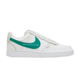 Кроссовки Nike Court Vision Low Premium 'First Use - White Green Noise', белый dj2001 100 | white/green noise/summit white/sail