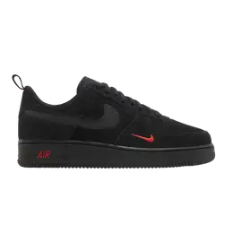 Кроссовки Nike Air Force 1 '07 LV8 'Reflective Swoosh - Black Crimson', черный dz4514 001 | black/black/light crimson