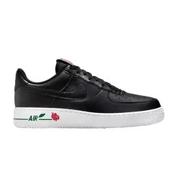 Кроссовки Nike Air Force 1 '07 LX 'Thank You Plastic Bag - Black', черный ib4473 010 | black/black/white/university red/pine green/black