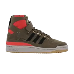 Кроссовки Adidas Forum Hi OG, коричневый aq5518 | brown/lbrown/scarle