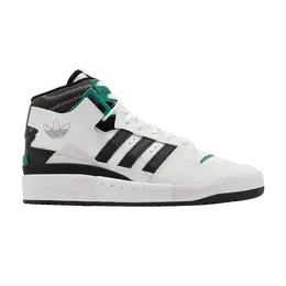 Кроссовки Adidas Forum Exhibit Mid 'White Black', белый h01921 | footwear white/core black/green