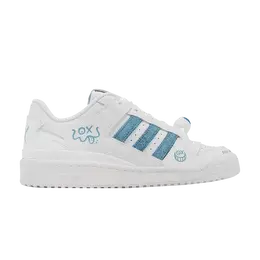 Кроссовки Adidas André Saraiva x Forum Low Classic 'Love Union', белый fz6353 | cloud white/cloud white/cloud white