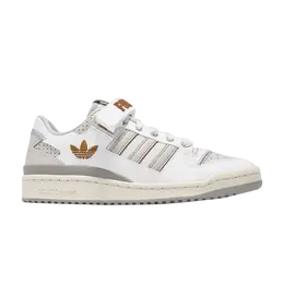 Кроссовки Adidas Forum Low 'White Grey Embroidered', белый ie0477 | cloud white/grey one/mesa