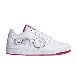 Кроссовки Adidas Disney Pixar x Forum Low 'Lotso & Friends', белый gx0991 | cloud white/cloud white/scarlet