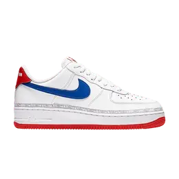 Кроссовки Nike Air Force 1 Low 'Overbranding - White Red Blue', белый cd7339 100