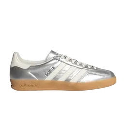 Кроссовки Adidas Gazelle Indoor 'Silver Metallic White', серебряный jr1206 | silver metallic/core white/core black