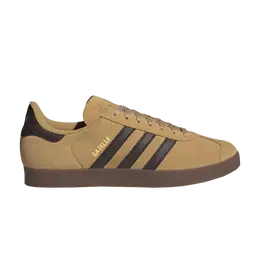 Кроссовки Adidas Gazelle 'Golden Beige Dark Brown', желто-коричневый jr6287 | golden beige/dark brown/gold metallic