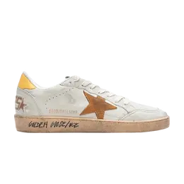 Кроссовки Golden Goose Golden Goose Ball Star 'White Cathay Spice', белый gmf00117 f006093 11907 | white/cathay spice/mimosa
