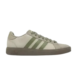 Кроссовки Adidas Grand Court Base 00s 'Blanch Cargo', зеленый jr7078 | blanch cargo/olive strata/olive strata