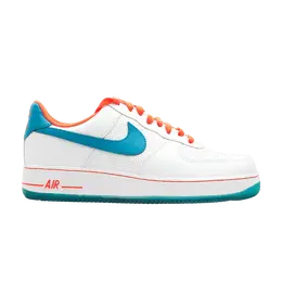 Кроссовки Nike Air Force 1 '07 'All-Star 2011 Orange County', белый 315122 179 | white/glass blue-max orange