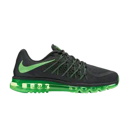 Кроссовки Nike Air Max 2015 'Anthracite Green Stricke', черный 698902 013 | anthracite/green stricke/black
