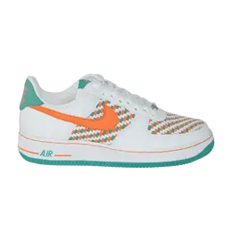Кроссовки Nike Air Force 1 Premium 'Miami', белый 309096 181 | white/clementine-aloe (miami)