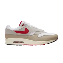 Кроссовки Nike Air Max 1 'Since '72', кремовый hf4312 100 | white/university red/cream ii/limestone/pale vanilla/black