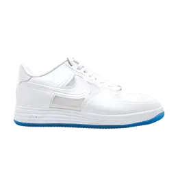 Кроссовки Nike Lunar Force 1 Fuse Qs 'Easter Blue Sole', белый 614491 100d | white/white