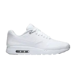 Кроссовки Nike Air Max 1 Ultra Essential 'Triple White', белый 819476 105 | white/pure platinum/white
