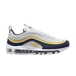 Кроссовки Nike Air Max 97 'Michigan', белый 921826 110 | white/university gold/dark obsidian
