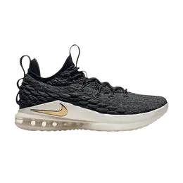 Кроссовки Nike LeBron 15 Low 'Metallic Gold', черный ao1756 001 | black/metallic gold-phantom