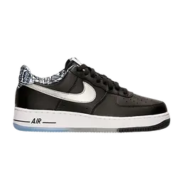 Кроссовки Nike Air Force 1 Low, черный 488298 089 | black/metallic silver-white-black