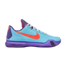Кроссовки Nike Kobe 10 'EYBL', зеленый 705317 578192 ln2 | copa/bright crimson/court purple