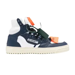 Кроссовки Off-White Off-White Off-Court 3.0 High 'White Navy', белый omia065f22lea001 0142 | white/navy blue