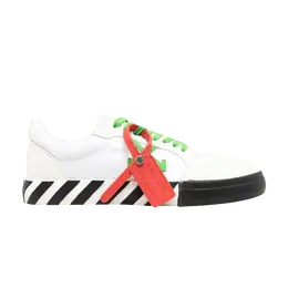 Кроссовки Off-White Off-White Vulc Sneaker 'White Lime Green', белый omia085s23lea005 0155 | white/green