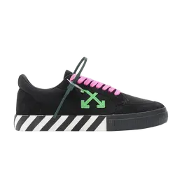 Кроссовки Off-White Off-White Vulc Sneaker 'Black Green Pink', черный omia085s22lea001 1055 | black/green/pink