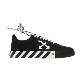 Кроссовки Off-White Off-White Vulc Sneaker Low 'Black White', черный omia085r21fab003 1001 | black/white