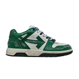 Кроссовки Off-White Off-White Out of Office Vintage Leather 'White Green', белый omia189f22lea011 0155 | white/green