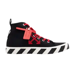 Кроссовки Off-White Off-White Vulcanized Mid 'Black Red', черный omia119s23fab001 1025 | black/red
