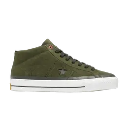 Кроссовки Converse One Star Pro Suede Mid 'Herbal', зеленый 153474c | herbal/black/white