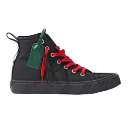 Кроссовки Off-White Off-White Vulc Sneaker Mid 'Black Red', черный omia119s22lea001 1010 | black/black