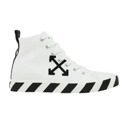 Кроссовки Off-White Off-White Vulc Sneaker Mid 'White Black', белый omia119c99fab001 0110 | white/black