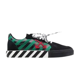Кроссовки Off-White Off-White Vulc Sneaker 'Black Green Red', черный omia085f21lea004 1025 | black/green/red