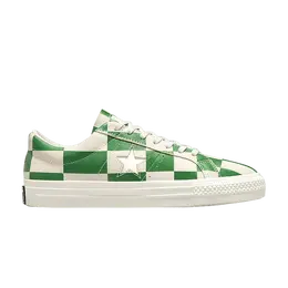 Кроссовки Converse One Star Low 'Warped Board - Medium Green', зеленый 172353c | white/medium green/white