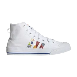 Кроссовки Adidas Nizza High RF 'Graphic Design', белый gx2712