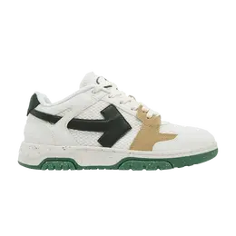 Кроссовки Off-White Off-White Out of Office Slim 'White Green', белый omia243s23lea001 0149 | white/black/beige/dark green
