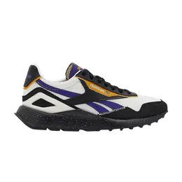Кроссовки Reebok Classic Leather Legacy AZ 'Chalk Black Bold Purple', черный gy1552 | chalk/core black/bold purple