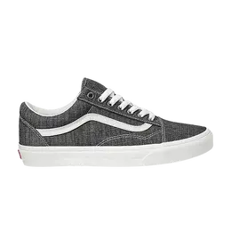 Кроссовки Vans Old Skool 'Threaded Denim - Black White', черный vn000cr5y28 | black/white