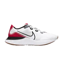 Кроссовки Nike Renew Run 'White University Red', белый cw5231 100 | white/university red/gum light brown/black
