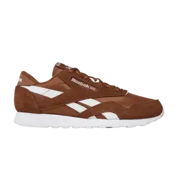 Кроссовки Reebok Classic Nylon 'Collegiate Brown', коричневый if3052 | cloud white/collegiate brown/collegiate brown