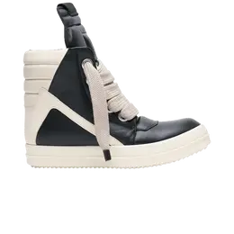 Кроссовки Rick Owens Rick Owens Hollywood Jumbo Lace Geobasket High 'Black Milk', черный ru01e5898 llppw2 911 | black/milk/milk