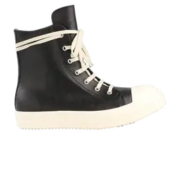 Кроссовки Rick Owens Rick Owens Hollywood Vintage High 'Black Milk', черный rr01e5890 lct 911 | black/milk/milk