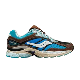 Кроссовки Saucony Footpatrol x ProGrid Omni 9 'Blue Brown', коричневый s70923 1 | blue/brown