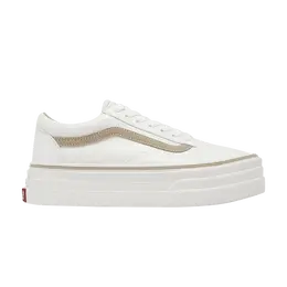 Кроссовки Vans V36CF Old Skool 3Sole 'White Beige', белый 6322760005 | white/beige